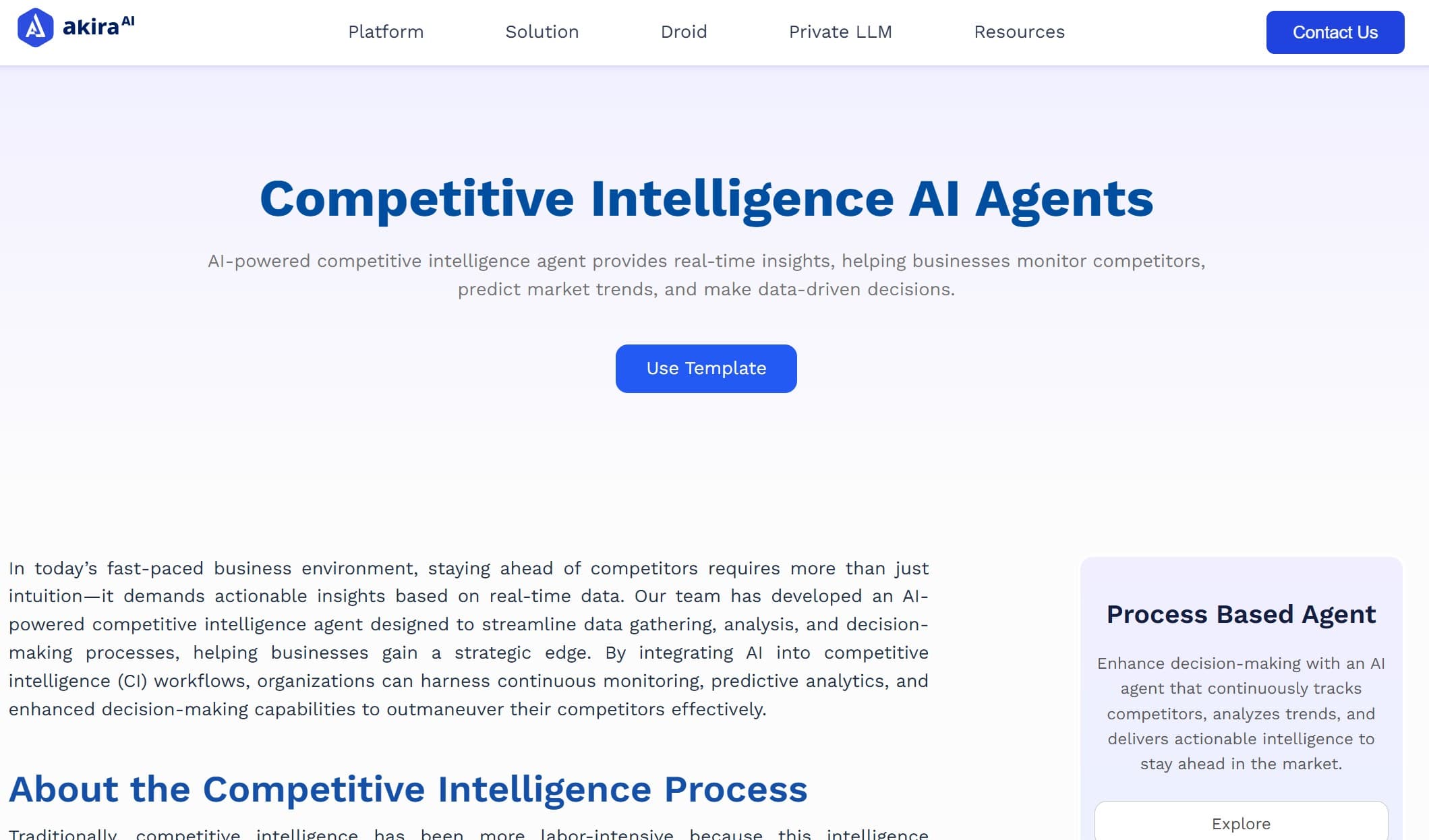 Akira AI - Competitive Intelligence Agent