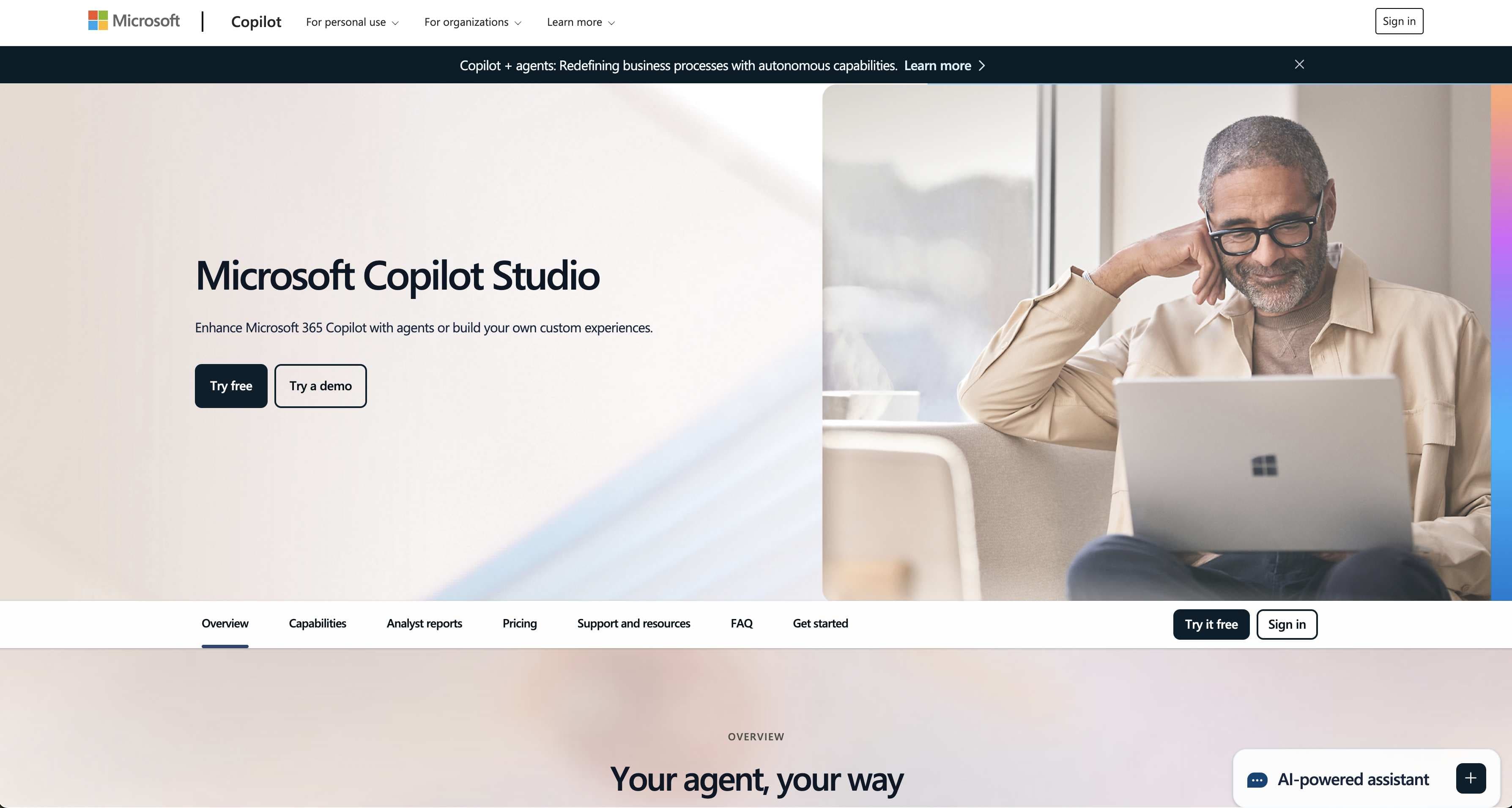 MS Copilot Studio Agent Builder