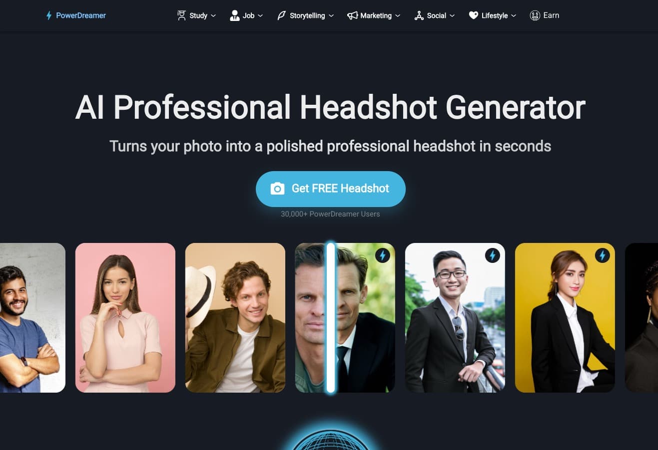 PowerDreamer AI Headshot Generator